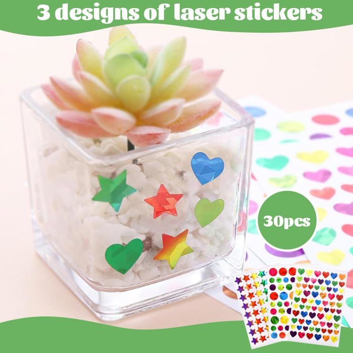 4500 Gommettes,65 Feuilles Autocollants+1 Pochoir,Gommettes Étoiles,Pois Colorés,gommettes pour Album Photo,Scrapbooking,Cadeau 4500 Gommettes,65 Feuilles Autocollants+1 Pochoir,Gommettes Étoiles,Pois Colorés,gommettes pour Album Photo,Scrapbooking,Cadeau
