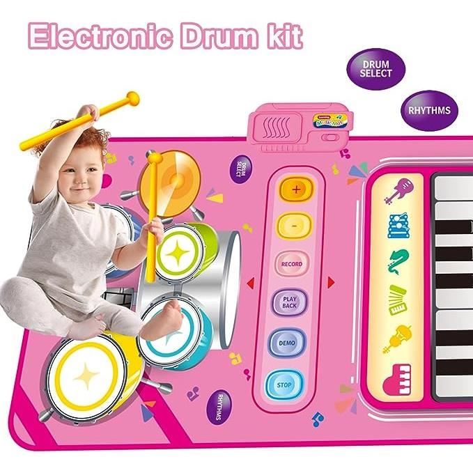 Juguetes para niñas de 1 año, tapete de piano 2 en 1, juguetes Montessori  para niñas de 1 a 2 años - Cdiscount Jeux - Jouets