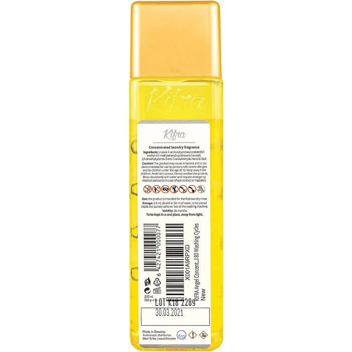 Orange Parfum de Linge Concentré 200 ml 80 cycles de lavage[224] -  Cdiscount Electroménager