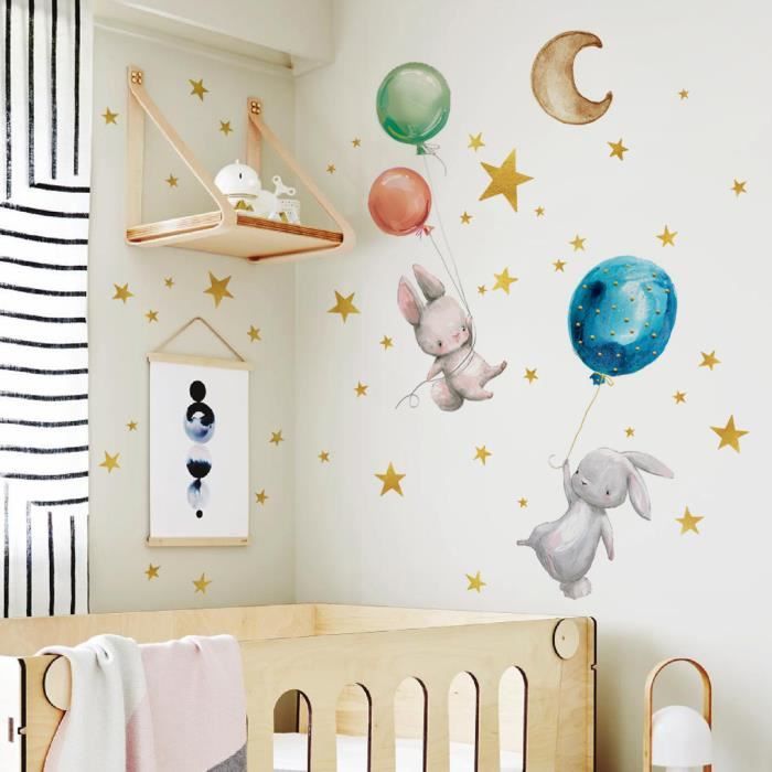 Grand Autocollant Mural étoiles Par WDesigns - Décoration Chambre Enfant Ou Adulte