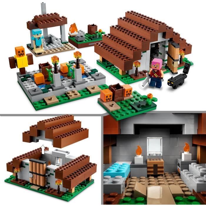 LEGO Minecraft 21190 Le Village Abandonné, Jouet Construction