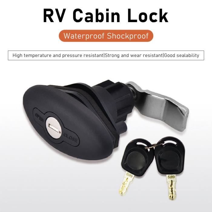 Lot De 6 Serrures De Boîte Aux Lettres, Serrure à Came Avec Clé Identique, Serrure De