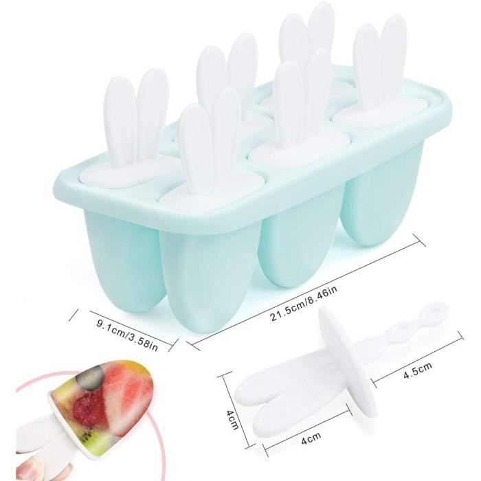 Lot De 5 Moules à Glace à L'eau Fackelmann – Blanc, Neufs, Pour Glaces Maison
