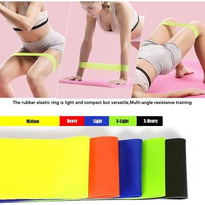 Lot De 5 Bandes Élastiques De Résistance Newaner - Fitness, Pilates, Yoga - 5 Niveaux De Résistance
