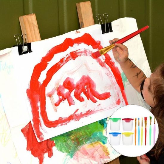 16 Pièces peintures Accessoires Peinture Péinture Polyvalent Pratique  Tasses peinture pour l'École Enfants cutter outil a main - Cdiscount  Bricolage