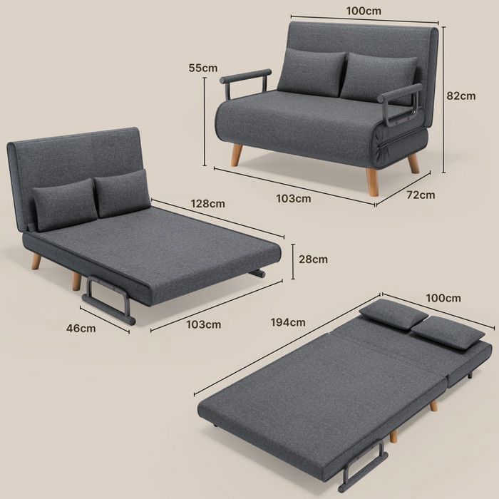 Canapé Enfant Gris Clair En Velours - 70x45x33 Cm, Structure Bois Pin, Rembourrage Mousse - Pour 3-6 Ans (max 50 Kg)