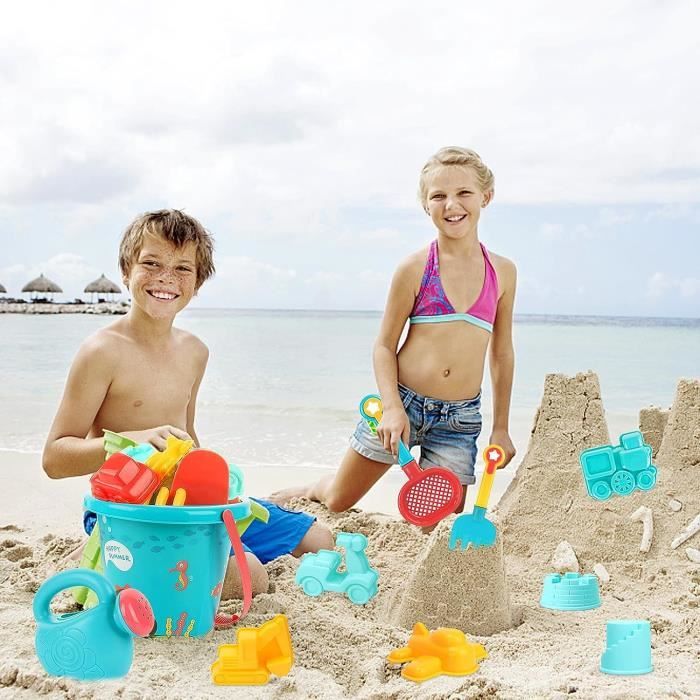 Seau de plage pour enfants - Ensemble de jeu pour bac à sable