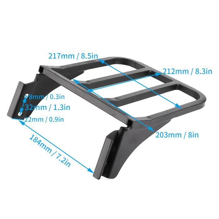 Sacoche De Selle Grande Capacité Pour Moto - Fixation Sissy Bar - Neuf