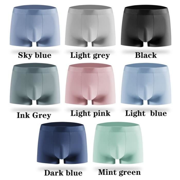 Sous vetement Sous Vetements chauds Hommes Coton Boxer Homme Marque Hommes Calecon Homme Culotte Respirant Short U Type LB 3 PCS Blanc Cdiscount Pret a Porter