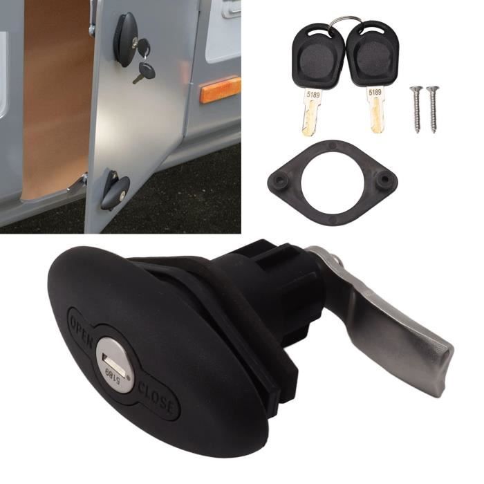 Serrure De Camping-car En Nylon – Renforcée, Avec 2 Clés, Modèle RV Lock