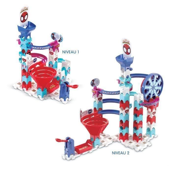 Marble Rush Spidey Super Spin Challenge SP300E 4 ans + 65 pieces et