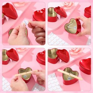 10 Boîtes Coeur En Carton à Décorer - 9x8x5cm - Pour DIY, Cadeaux Et Créations