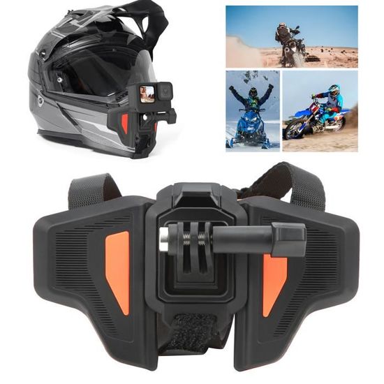 Support de fixation de caméra de sport pour casque de moto HB042