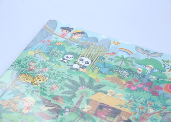 Puzzle en bois 48 pièces Une journée au Zoo Puzzle en bois 48 pièces Une journée au Zoo