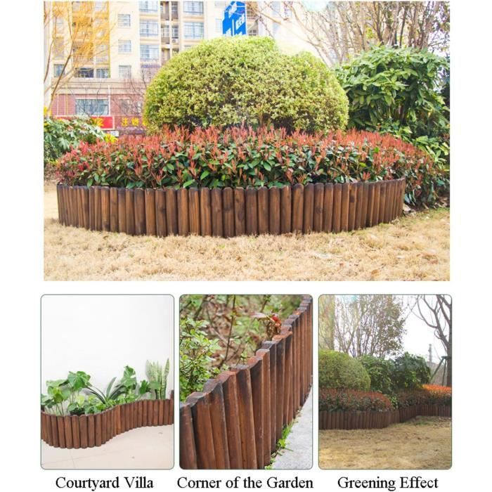 Bordure De Jardin Souple Pour Pelouse Ou Allée - Décoration Extérieure - En Plastique PP - Neuf