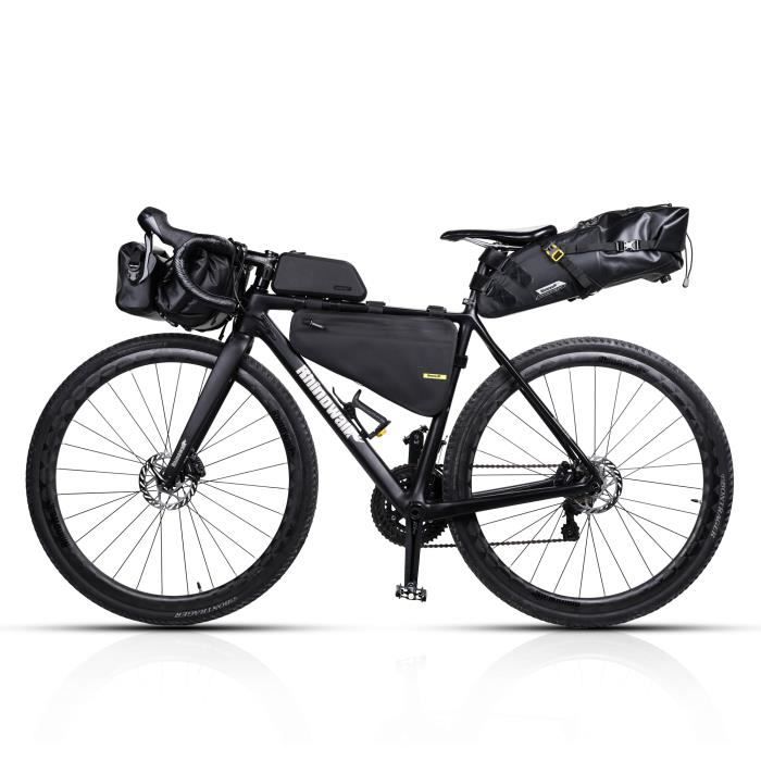 Sac De Selle Vélo étanche Rhinowalk - 10/13L Pour VTT Et Route - Imperméable Et Pratique
