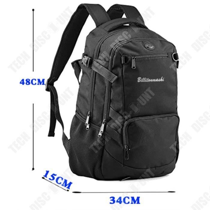 NATUCE Sac de Basketball, Sac de Sport avec Poche, Sac à Dos Portable, Sac de Rangement pour Basket-Ball Football Volleyball Accessoires de Sport - Noir NATUCE Sac de Basketball, Sac de Sport avec Poche, Sac à Dos Portable, Sac de Rangement pour Basket-Ball Football Volleyball Accessoires de Sport - Noir
