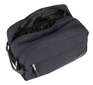 Trousse De Toilette Homme Suspendue – Trousse Rasage Cuir Synthétique Imperméable – Grande Capacité Voyage & Salle De Bain – Noir