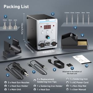 Station De Soudage BGA Avec Kit De Reballing - Pochoirs Et Billes Inclus, Jamais Utilisée