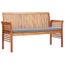 Vidaxl Banc De Jardin 3 Places Avec Coussin 150cm Bois D Acacia Massif Achat Vente Banc D Exterieur Vidaxl Banc De Jardin 3 Pla Cdiscount