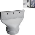 Tuyau Climatiseur Mobile, Kit Fenêtre pour Climatiseur Mobile, Raccord Plat pour Tuyau d'Échappement, pour Fenêtre et Porte