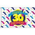 Drapeau Joyeux Anniversaire 30 Ans 150x90cm H Achat Vente Drapeau Decoratif Polyester Cdiscount Drapeau Joyeux Anniversaire 30 Ans 150x90cm H Achat Vente Drapeau Decoratif Polyester Cdiscount