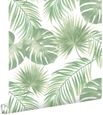 papier peint feuilles tropicales vert menthe - 0,53 x 10,05 m - 139012-0