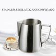 BTH01983-350ml fantastique en acier inoxydable cuisine lait mousse pot espresso tasse à café artisanat chope de bière lait café-0