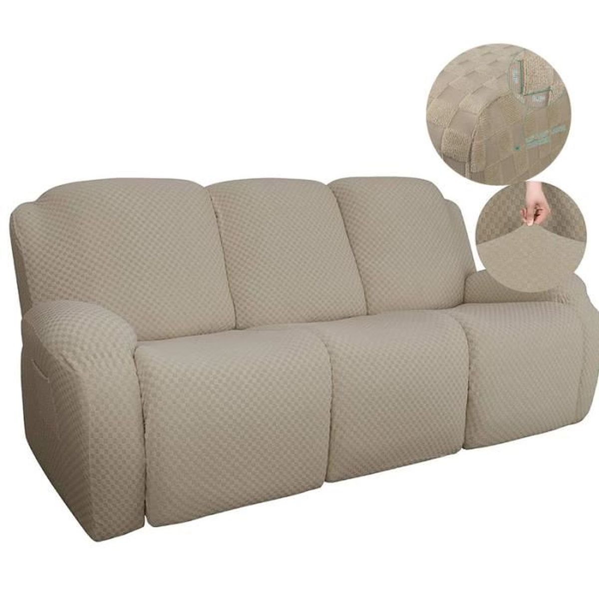 Canapé Relax Sofa Housse, 3 Place Fauteuil Relax Housse De Canapé Les