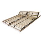 SLEEPNEO Sommier à lattes 160x200 avec tête réglable- 7 zones, 28 lattes