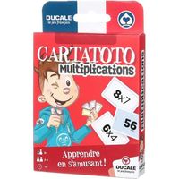 Jeu de cartes DUCALE - Multiplications - Marque DUBUISSON - Pour enfants de 6 ans et plus