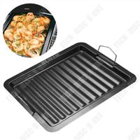 TD® Barbecue poêle à frire antiadhésive en plein air charbon de bois gril poêle portable griller à double usage outil de cuisson