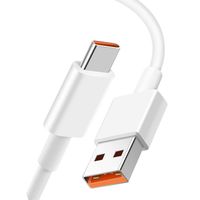 Câble USB vers USB-C Intensité 6A Charge et synchronisation 1m Xiaomi Blanc