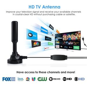 Antenne Tv Numerique 4k 25db A Gain Eleve Hd Dtv Tv Box Recepteur Decodeur Avis Et Prix Pas Cher Cdiscount
