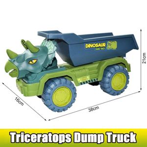 VOITURE - CAMION Camion-benne B - Jouet de voiture dinosaure pour enfants, camion à benne basculante d'ingénierie, modèle de b