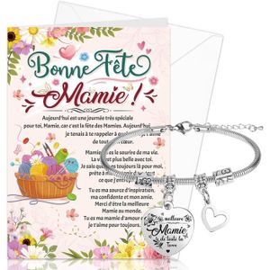 CARTE CORRESPONDANCE Mamie Bracelet Carte Avec Enveloppe, Cadeau Mamie 