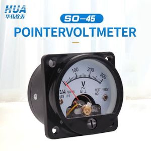 LAQI Voltmètre analogique jauge CC 0-20V analogique Panneau mètre Tension Volt 