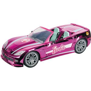 VEHICULE RADIOCOMMANDE Véhicule Cabriolet Radiocommandé Barbie - Happy People - 63619 - Rose - Extérieur