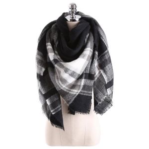 Nouvelle Arrivée De Mode D'hiver écharpe Plaid Gland Echarpes Foulards