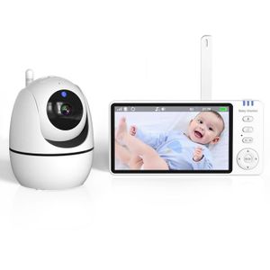 KYG Moniteur Bébé Babyphone Vision Nocturne Caméra Vidéo Bébé avec 2.4 GHz  Bidirectionnel Température Surveillée VOX Berceuses LCD 2.4 Pouces Caméra,  480p : : Bébé et Puériculture