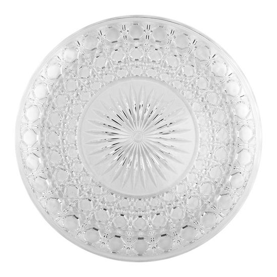 Cabilock 1pièce Assiette À Fruits Verre Cristal Moderne Plateau De Service Décoratif pour Snacks Et Fruits Plat Multifonction pour Desserte Et Présentation