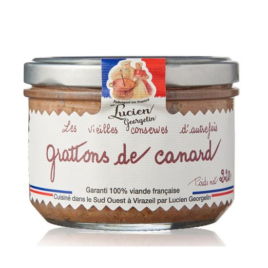 Grattons De Canard Lucien Georgelin Le Bocal De 220g Cdiscount Au grattons-de-canard-lucien-georgelin-le-bocal-de-220g-cdiscount-au