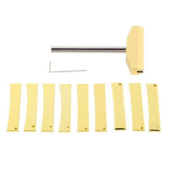 Presse à Frettes En Cuivre Pour Guitare – Outil Auto-Adaptatif Pour Rayons Variés Et Courbures Acoustiques