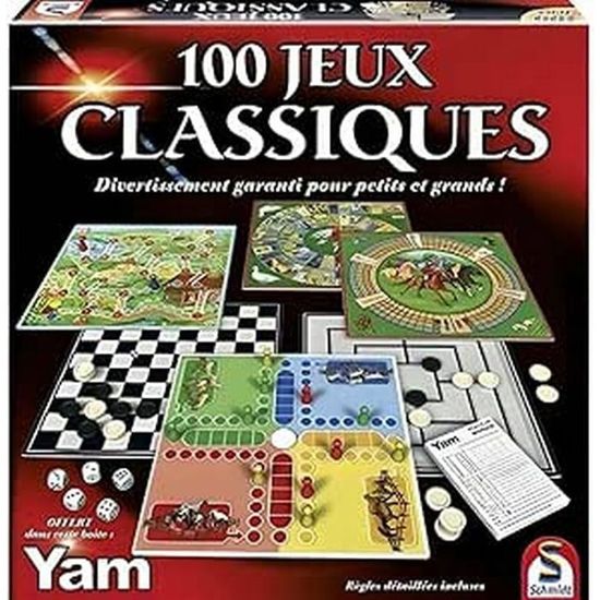 Malette de Jeu 100 Jeux Classiques, Collection Complète pour S'amper en ...