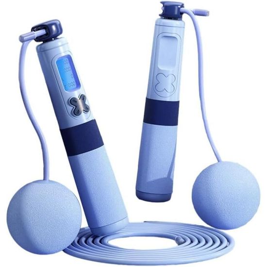 Corde à Sauter Sans Fil Avec Compteur Numérique – Fitness, Neuf