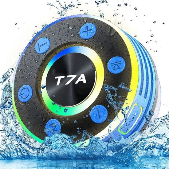 Enceinte Bluetooth Douche étanche IP7 – Ventouse Puissante, Son 360°, Verte - 11