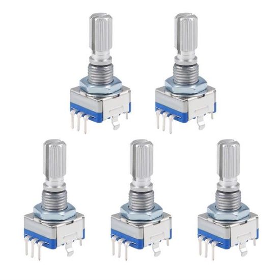 7 broches 20 mm) 10 pièces 360 degrés EC11 encodeur rotatif commutateur de code potentiomètre
