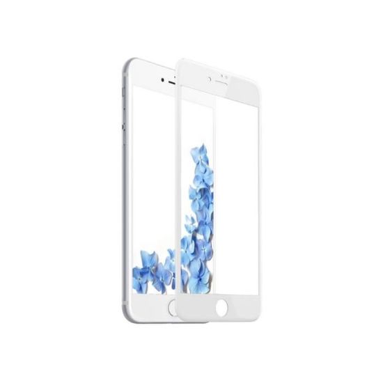 Film Protection écran Verre Trempé Pour IPhone 7 Plus - Avec Contour Coloré, Marque Novago, Neuf Sous Blister