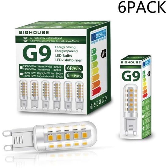 Ampoules Ampoule LED G9 BIG HOUSE 3W 370lm Equivalente 40W