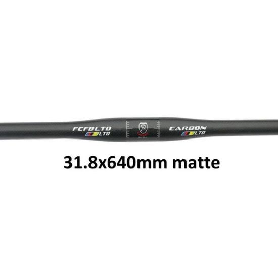 Accessoire v lo Guidon carbone vtt guidon plat ou Rise guidon 31.8